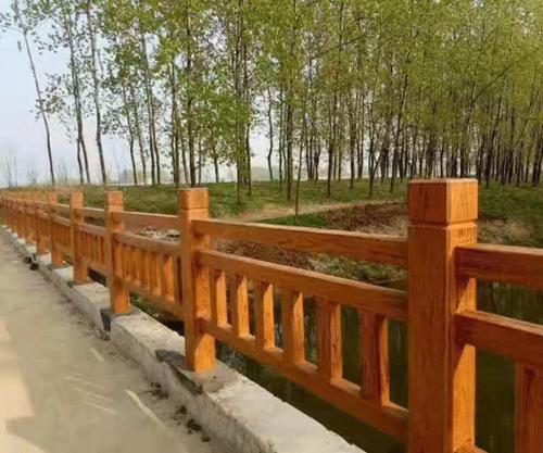 景区仿木护栏